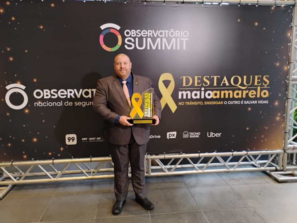 Blumenau conquista mais um título no prêmio nacional Destaques do Maio Amarelo.