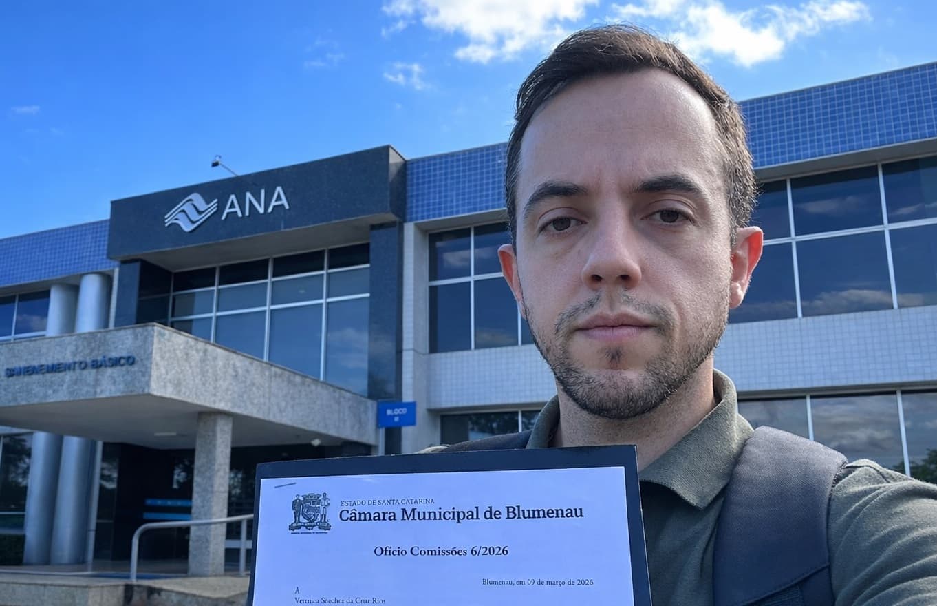 Saneamento em Blumenau chega à Agência Nacional de Águas após ação da Câmara