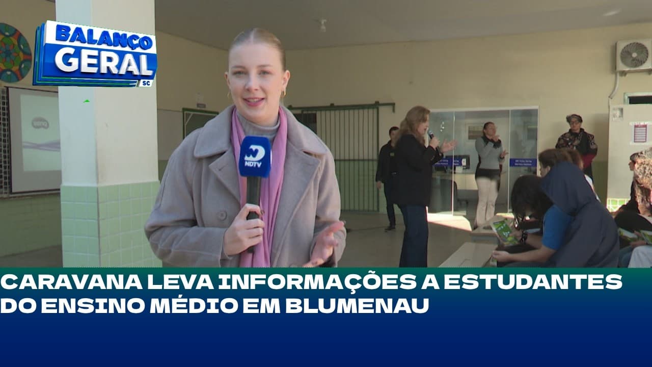 Universidade Gratuita: Caravana Informa Estudantes de Blumenau Sobre Ensino Superior Sem Mensalidades