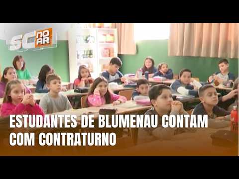 Blumenau oferece contraturno escolar com foco em educação, cultura e esporte