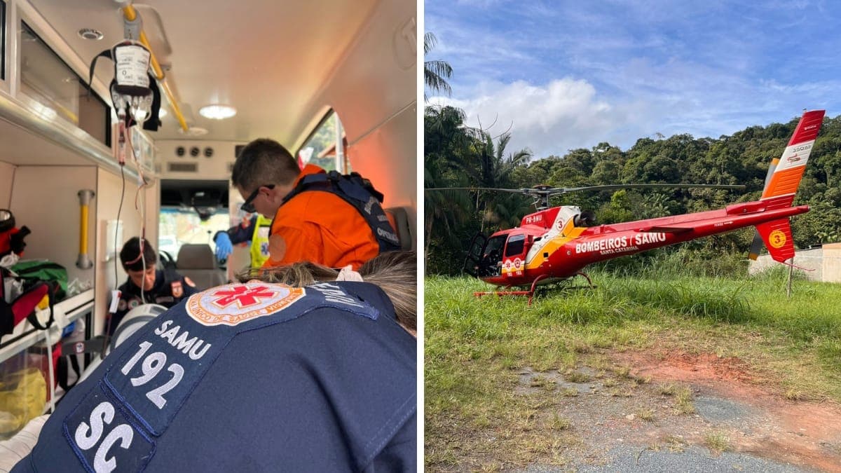 Tragédia em Blumenau: Idosa tem mãos amputadas após ser atropelada ao sair de posto de saúde