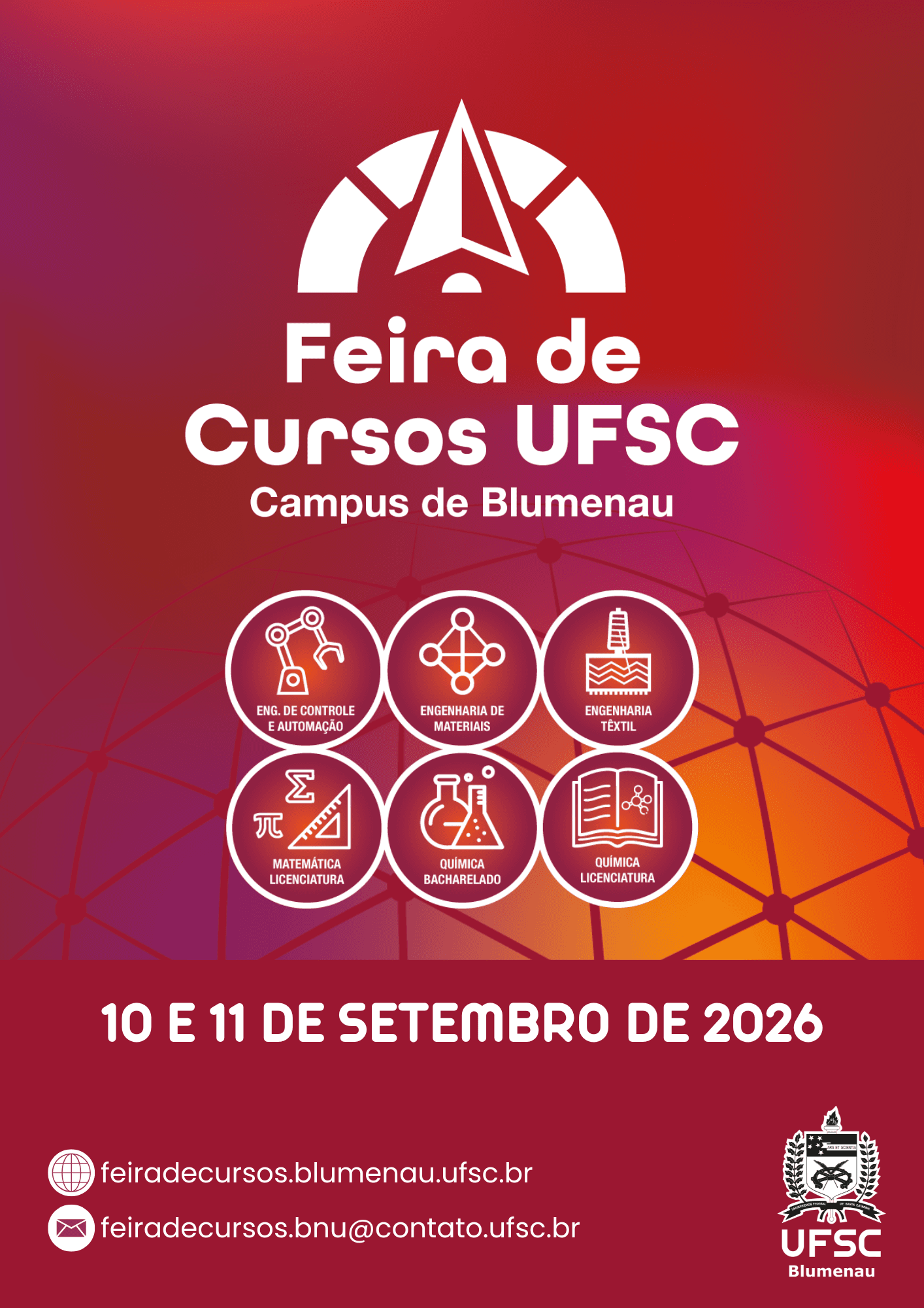 UFSC Blumenau abre inscrições para Feira de Cursos; evento visa aproximar universidade de estudantes do ensino médio