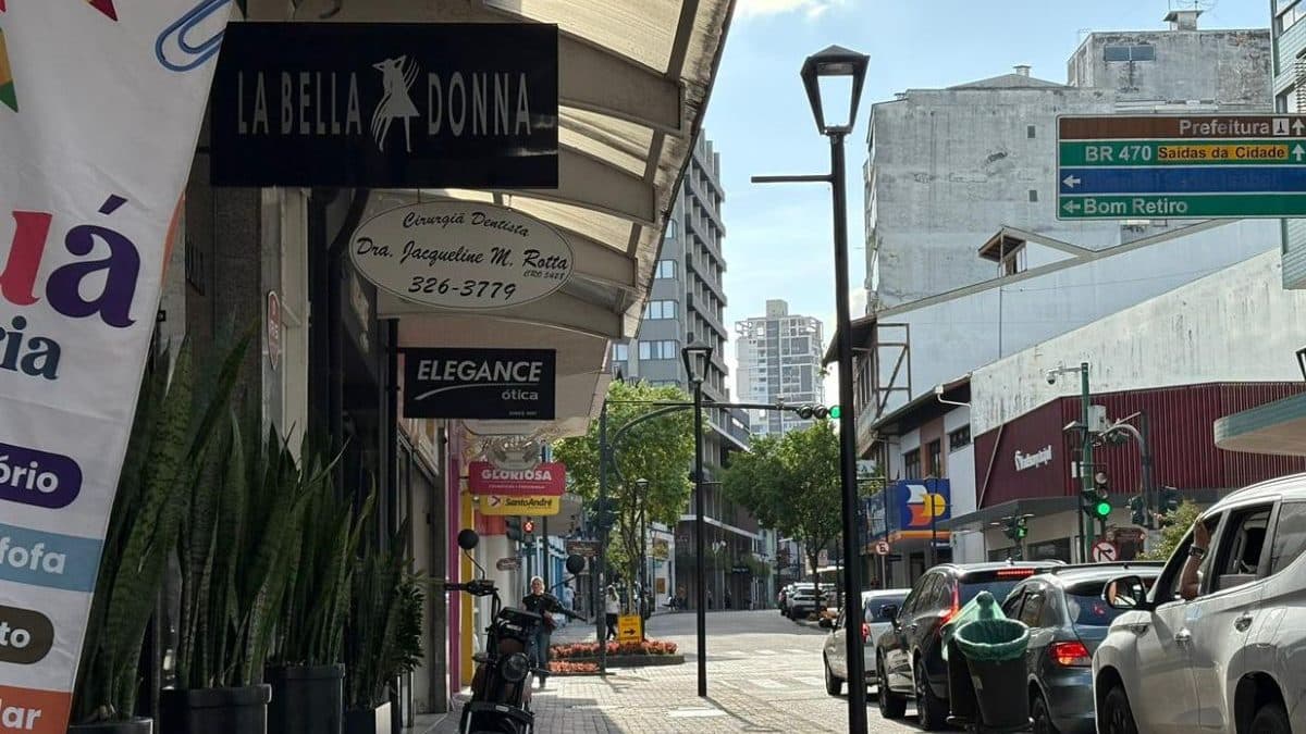 Novas regras para publicidade podem transformar Centro Histórico de Blumenau