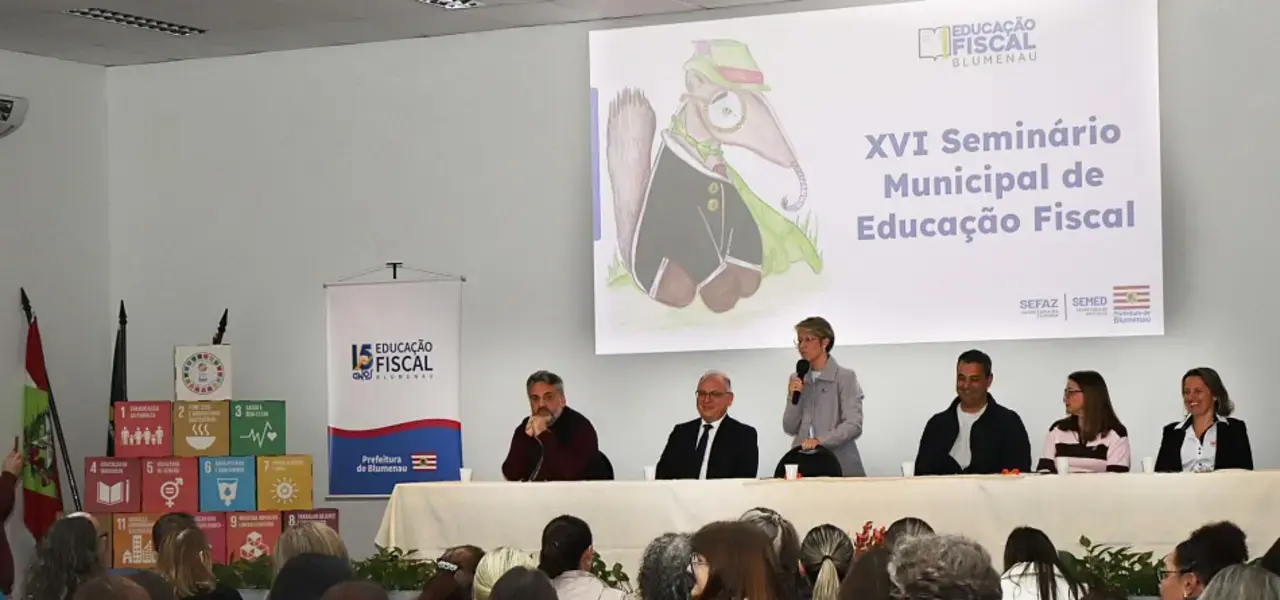 Blumenau promove seminário e premia escolas por educação fiscal - Visor Notícias