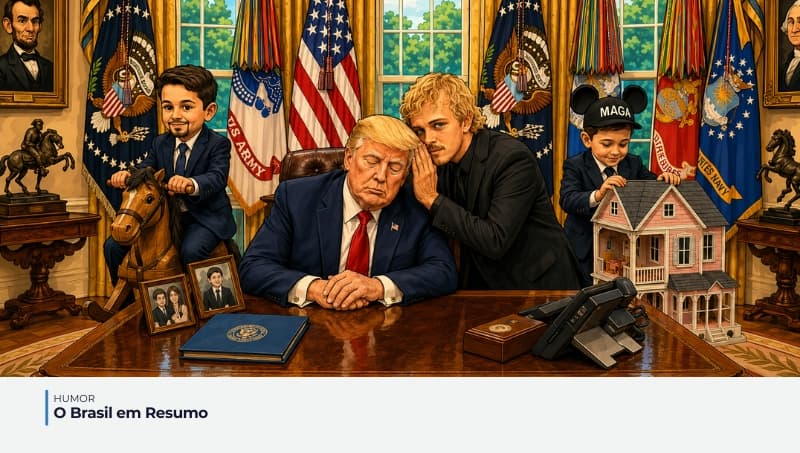 Humor Político em Destaque: De Lula a Trump, a Sátira Reflete o Caminho para 2026