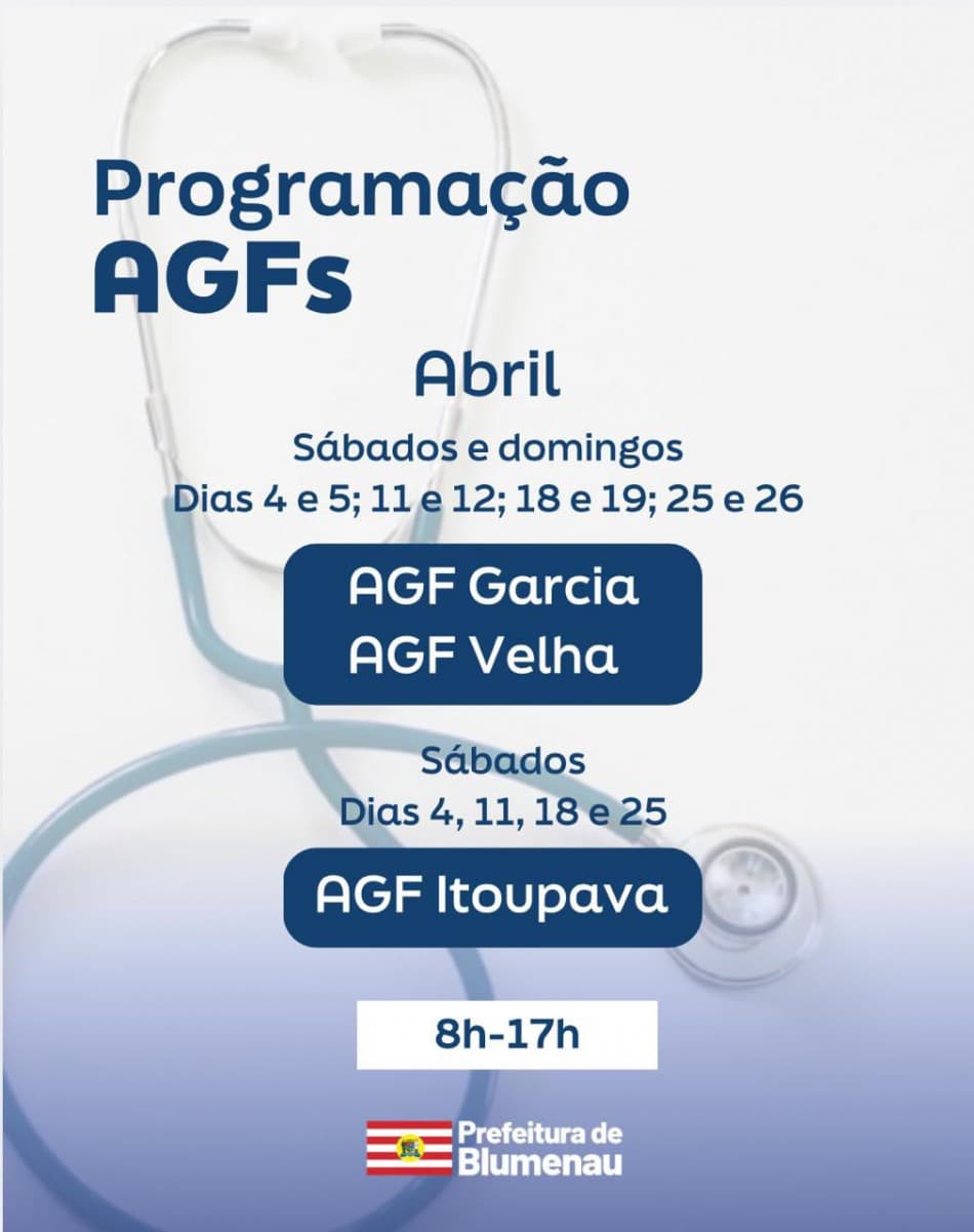 Blumenau mantém atendimento de saúde nos fins de semana em três unidades